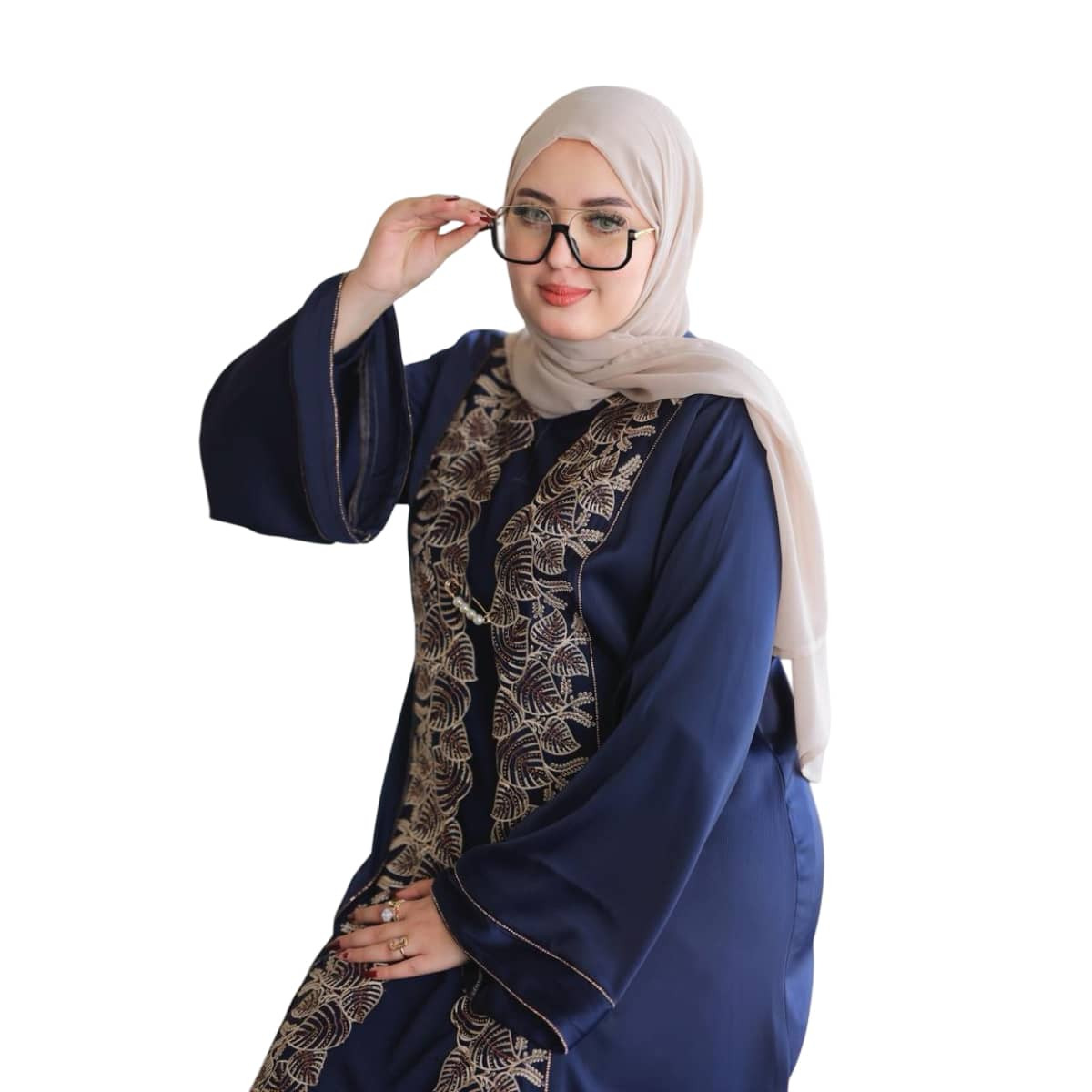Abaya Women's Elegant Embroidered With Design Modern