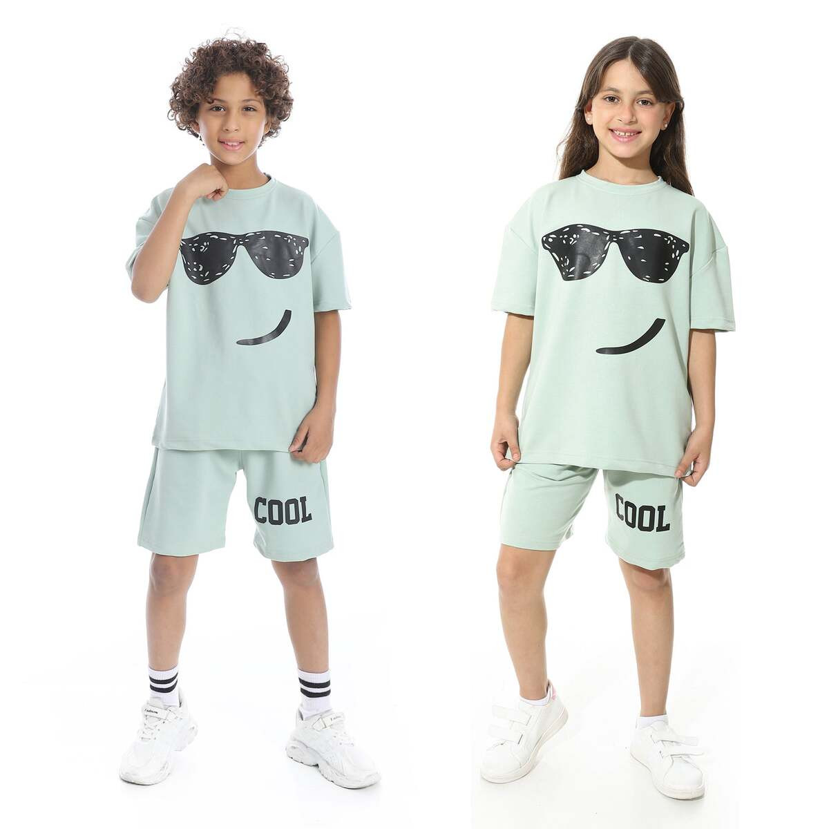 Set Pajamas Children Summer Printed From Unisex