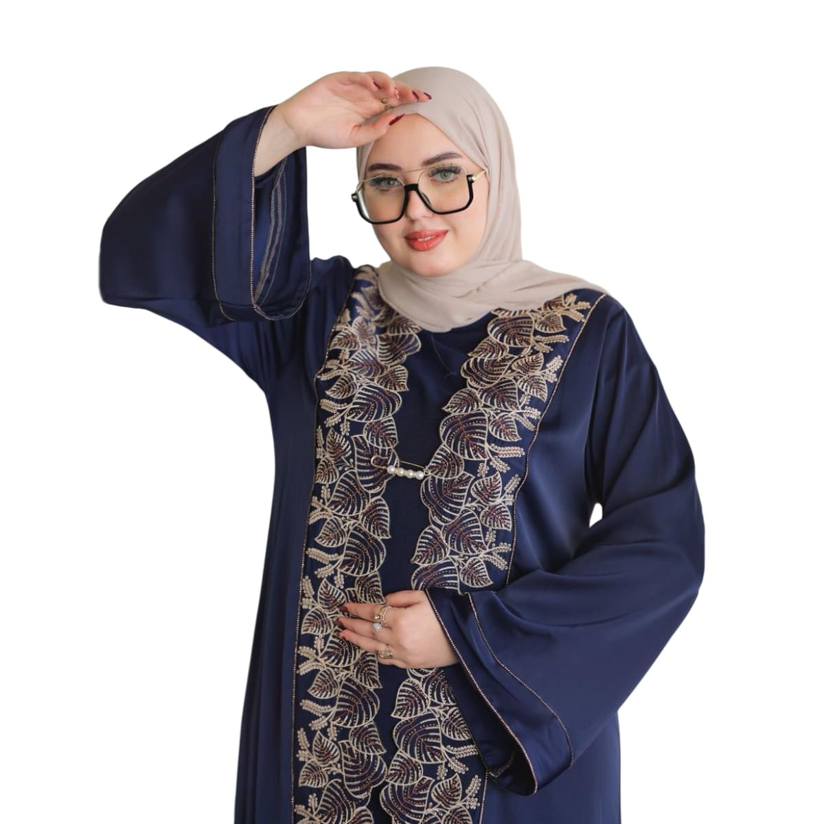 Abaya Women's Elegant Embroidered With Design Modern