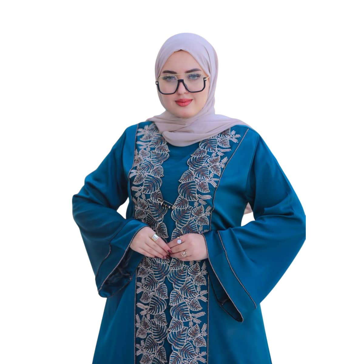 Abaya Women's Elegant Embroidered With Design Modern