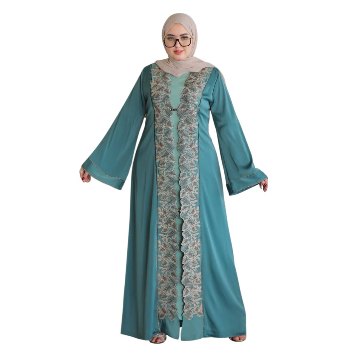 Abaya Women's Elegant Embroidered With Design Modern