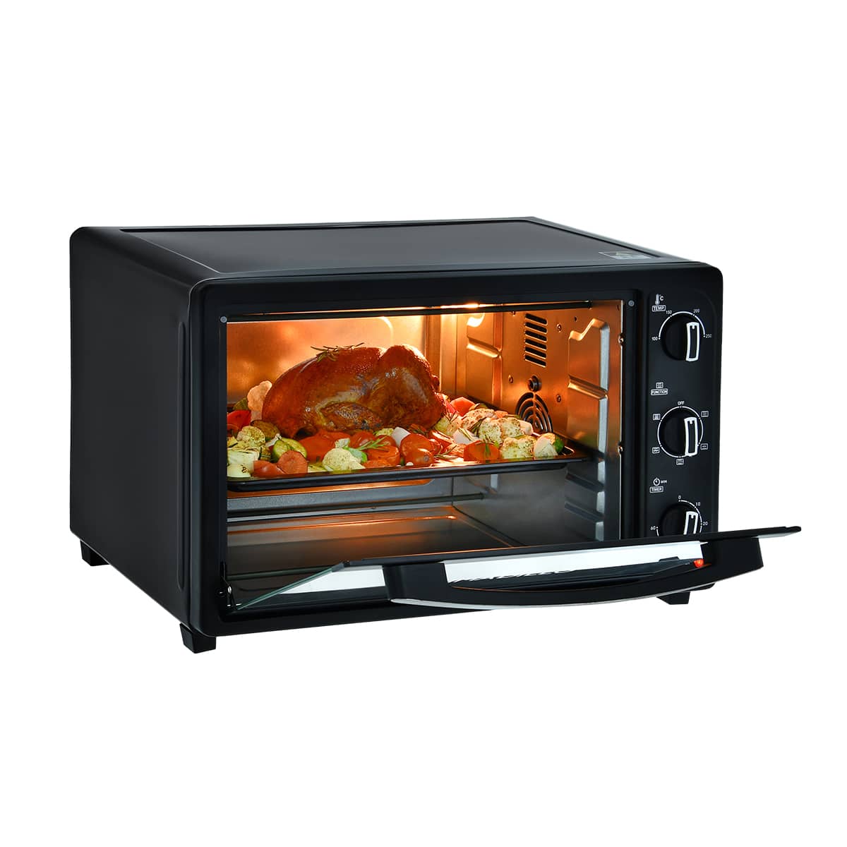 Oven 50 Liter 2000 Watts Black