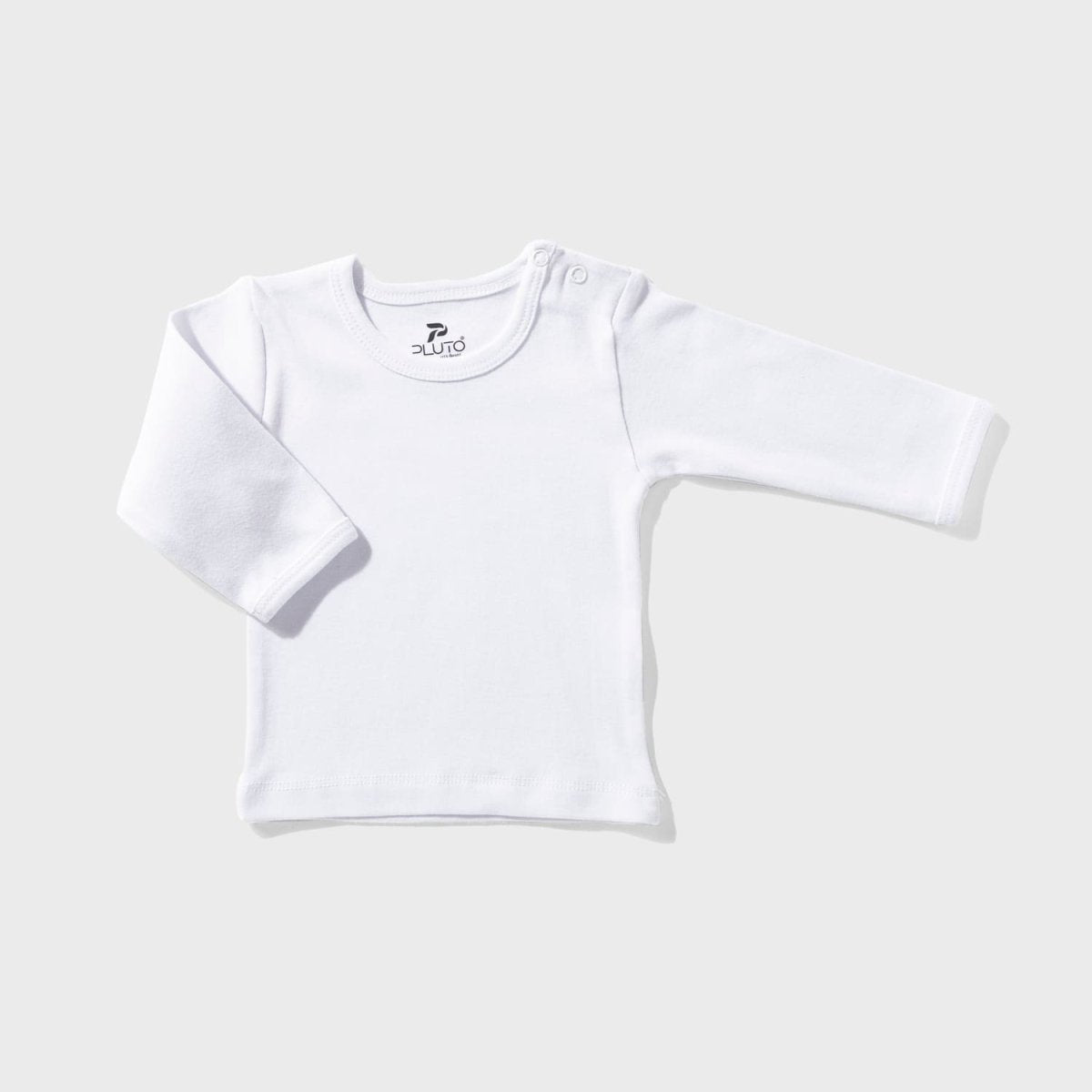 Top Sleeve Long Cotton For New Birth In Color White