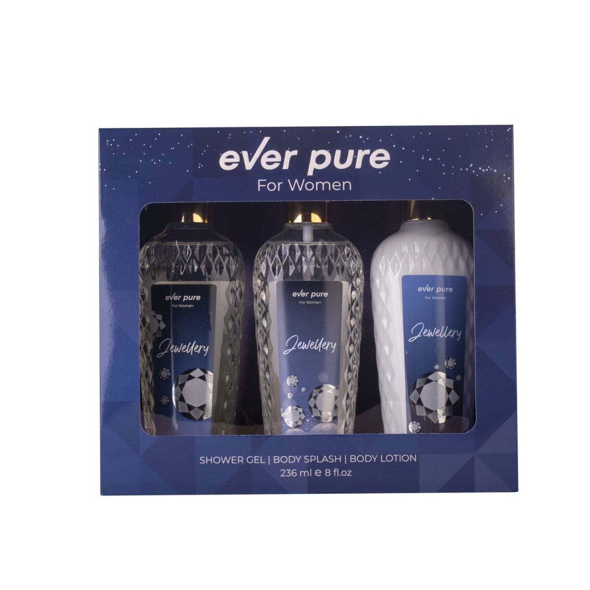 Box Ever Pure Jewelry Lotion, Splash Shower Leather Perfume Floral Eastern Premium