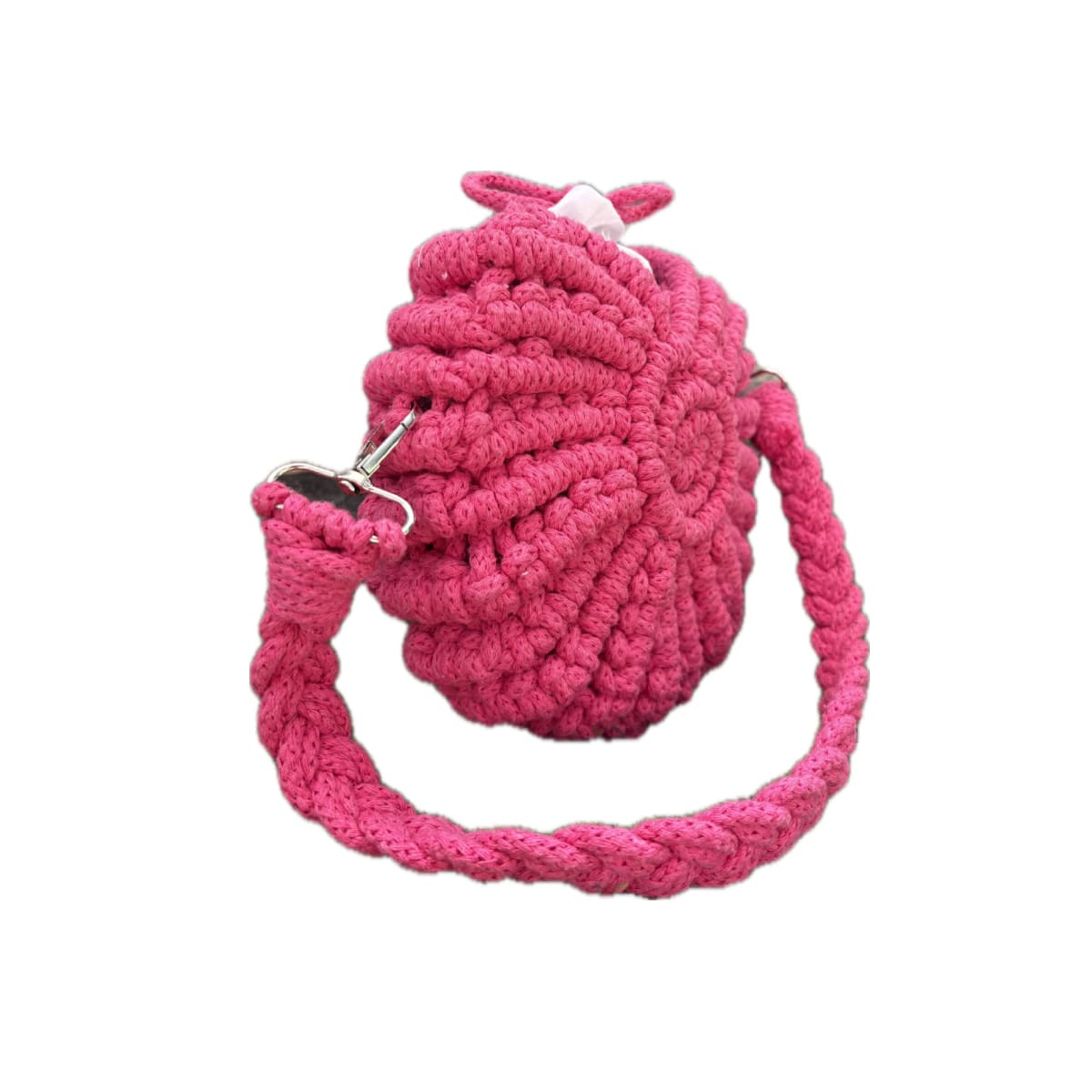 Bag Macrame Small Handmade Made Floral