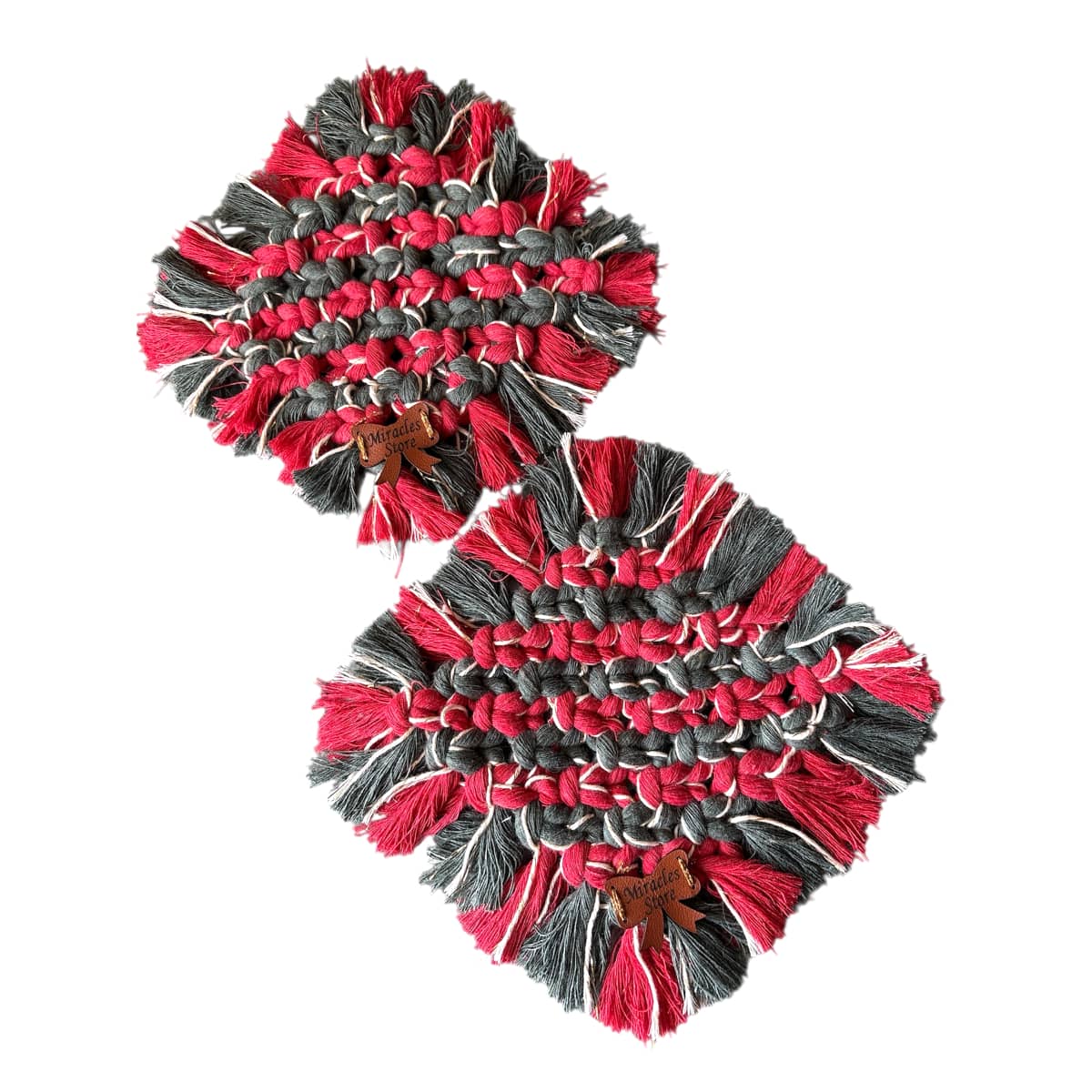 Set Molds Macrame For Christmas Two Pieces 17 17