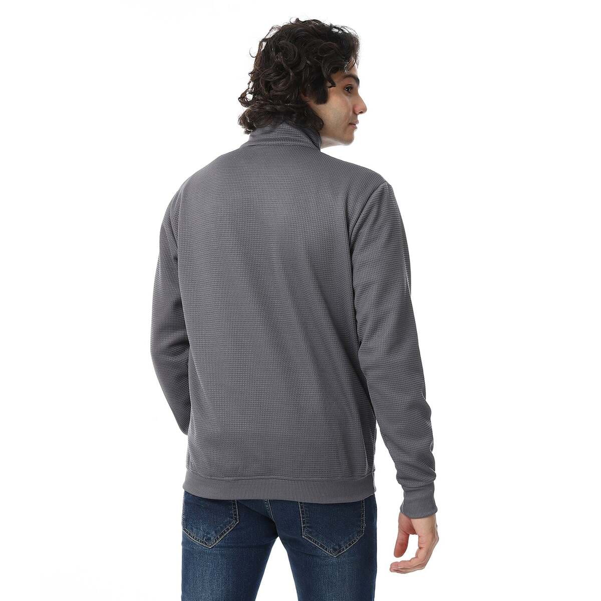 Sweatshirt Shirt Woven Zip