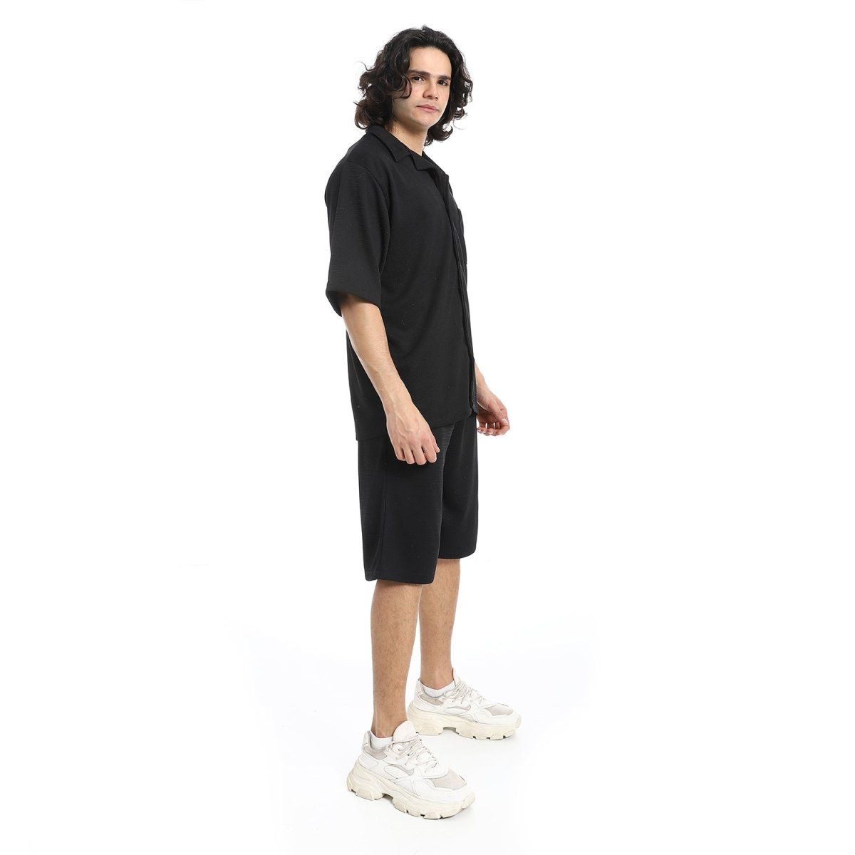 Set Shirt Shorts Patterned