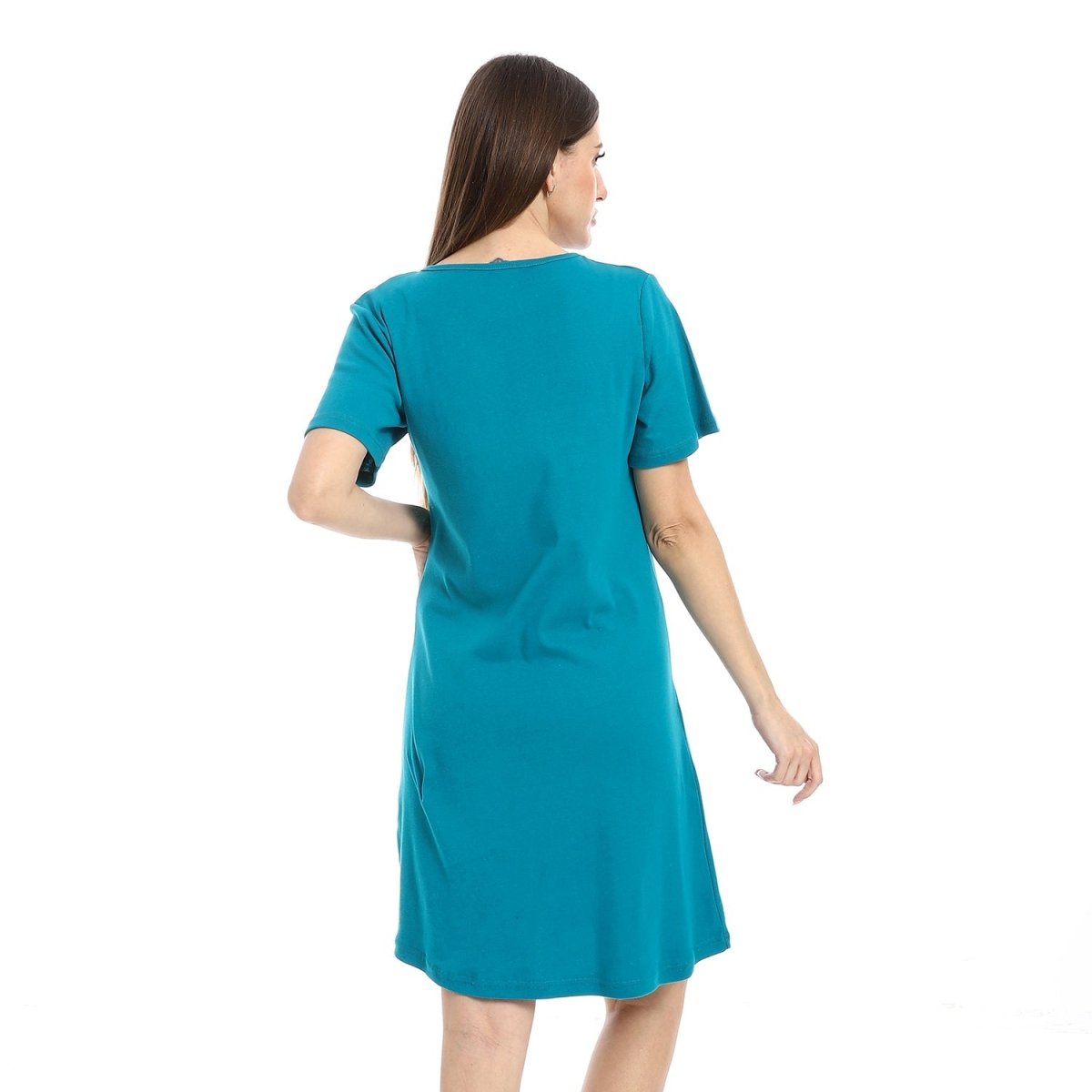 Shirt Sleep Women's Comfortable With Sleeves Short 100 Cotton