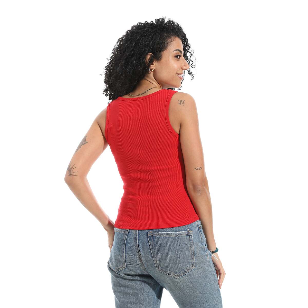 Blouse Women's From Cotton Lycra Without