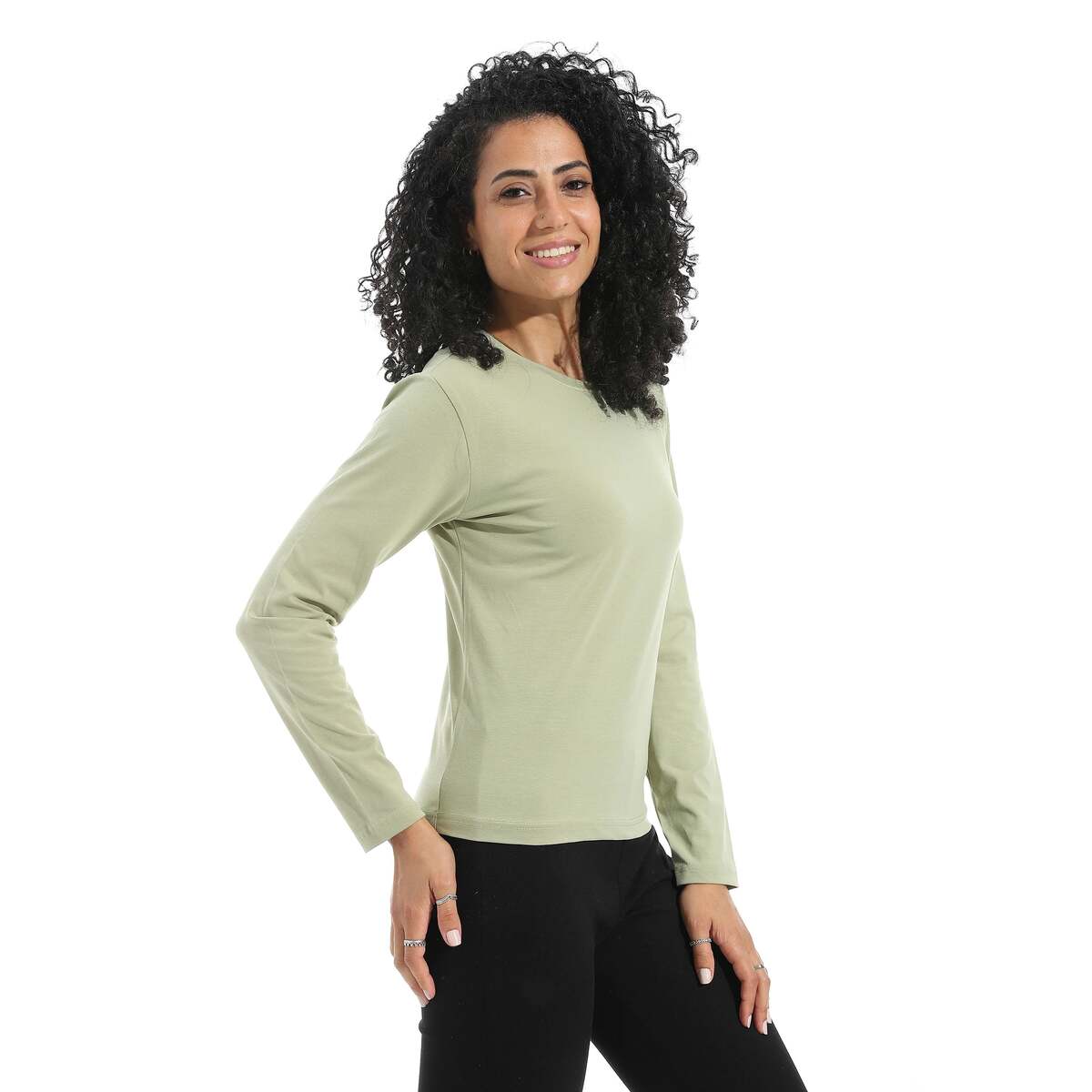 Blouse Women's With Sleeves From Lycra Neck Device Colors