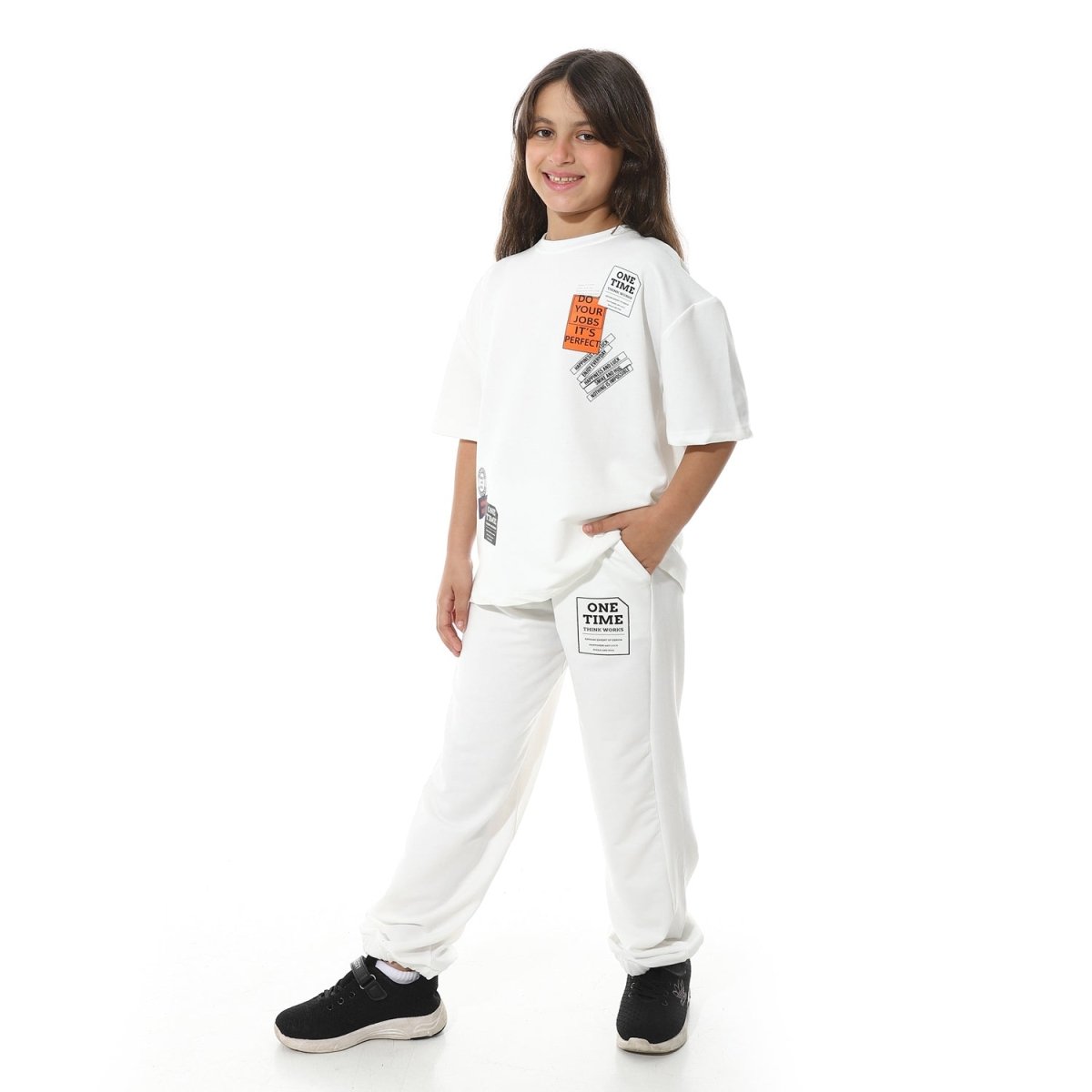 Set Pajamas Kids Summer Special Printed From Front Unisex