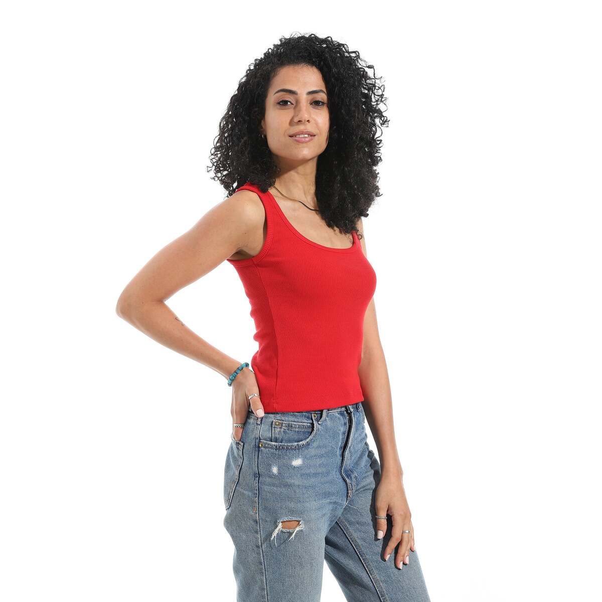 Blouse Women's From Cotton Lycra Without
