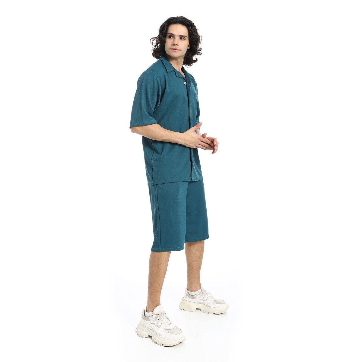 Set Shirt Shorts Patterned