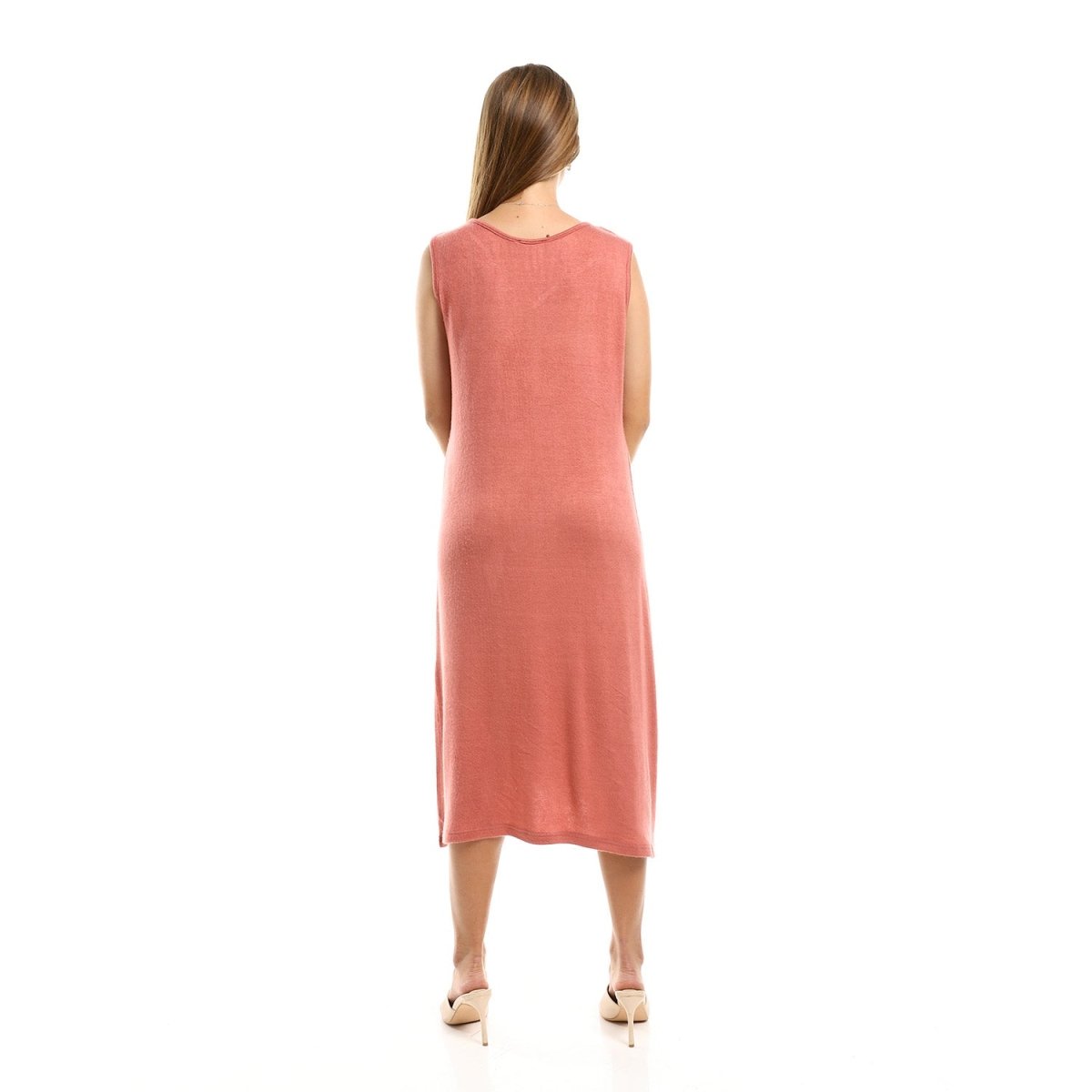 Dress Women's Without Sleeves With Openings Side