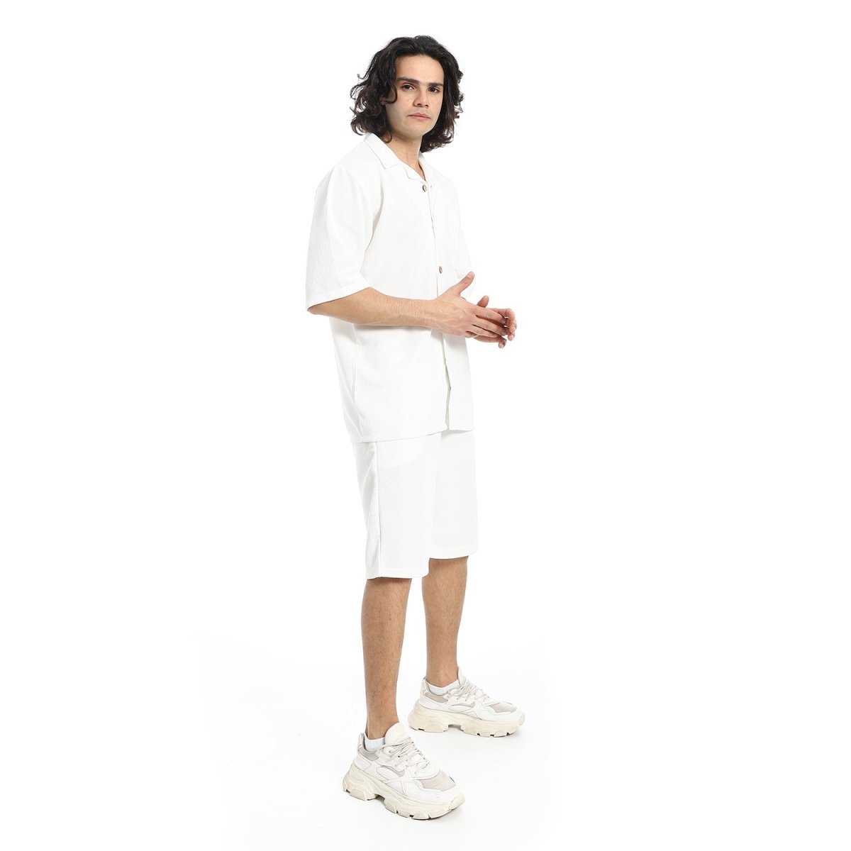 Set Shirt Shorts Patterned