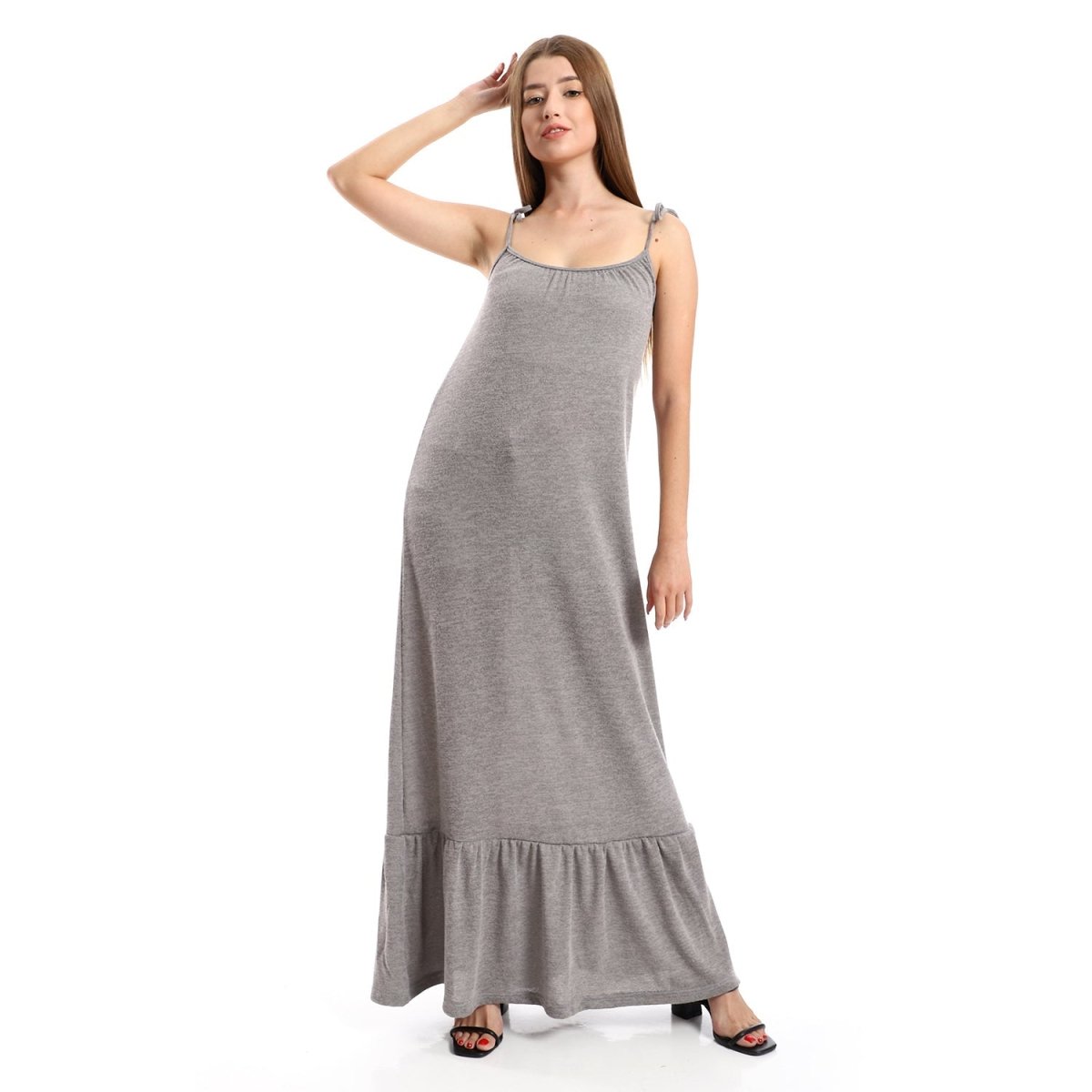 Dress Women's Casual Woven Collar Round Wide