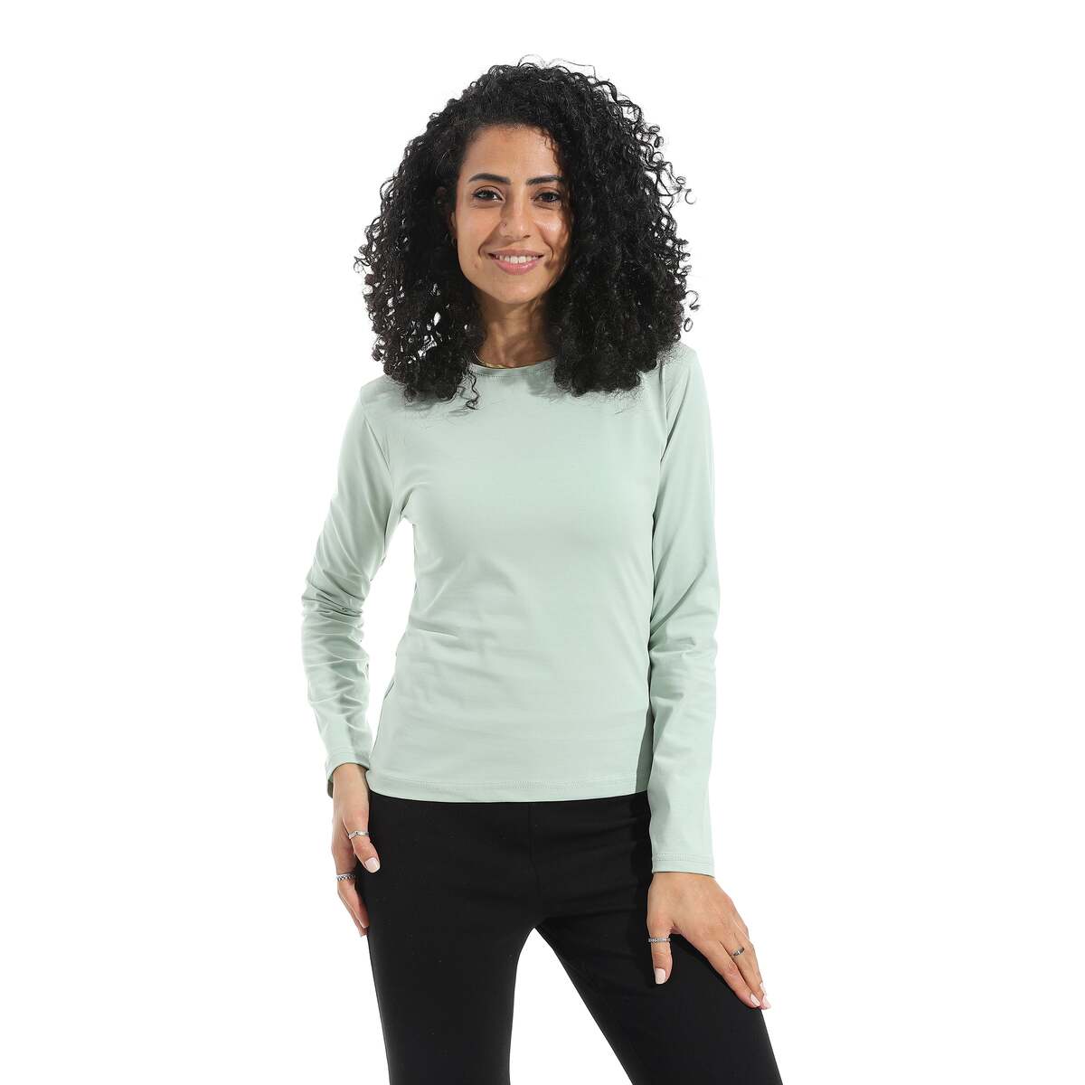 Blouse Women's With Sleeves From Lycra Neck Device Colors