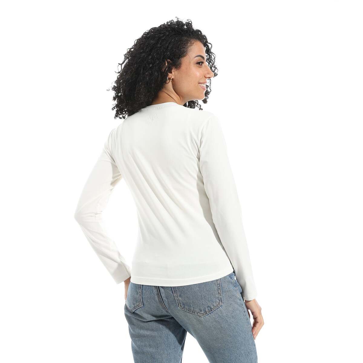 Blouse Women's With Sleeves From Lycra Neck Device Colors