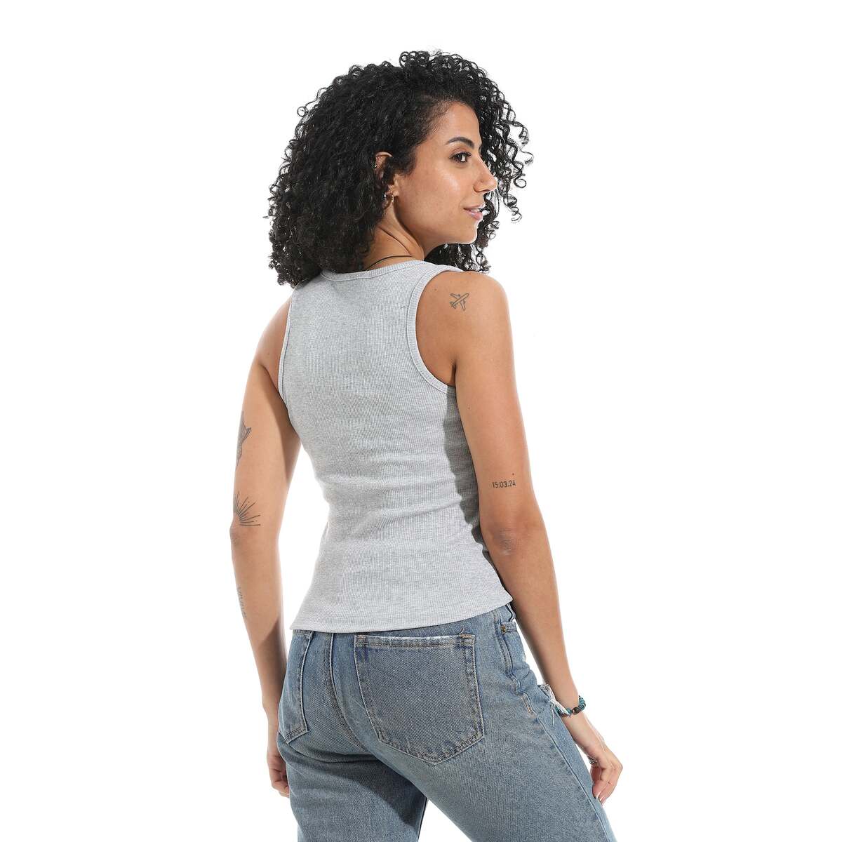 Blouse Women's From Cotton Lycra Without