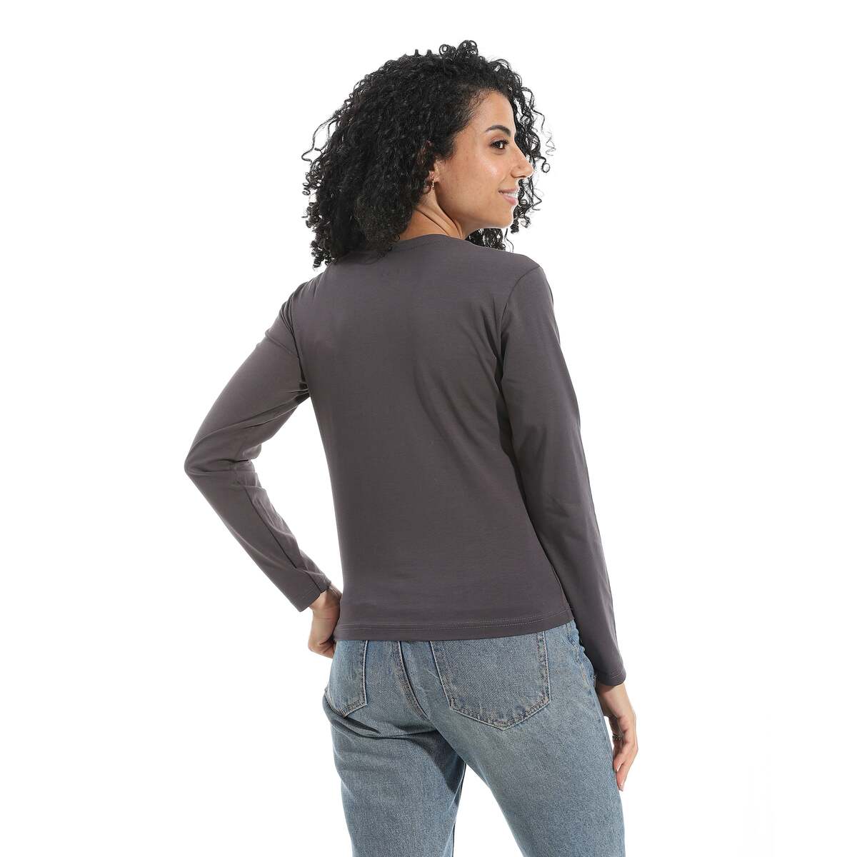 Blouse Women's Lycra With Sleeves Long Neck Wide