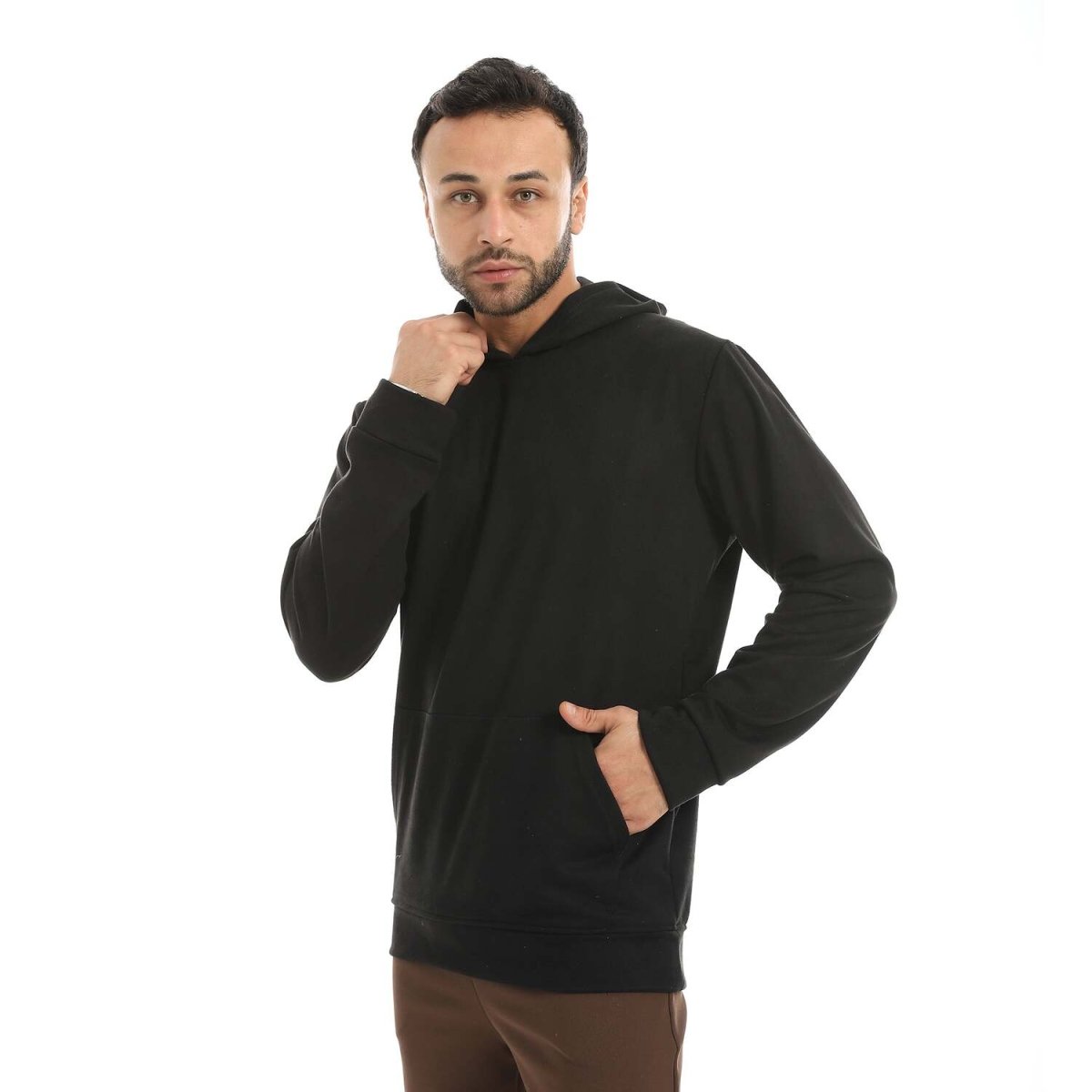 Sweatshirt Shirt Velvet With Cover Head For Men