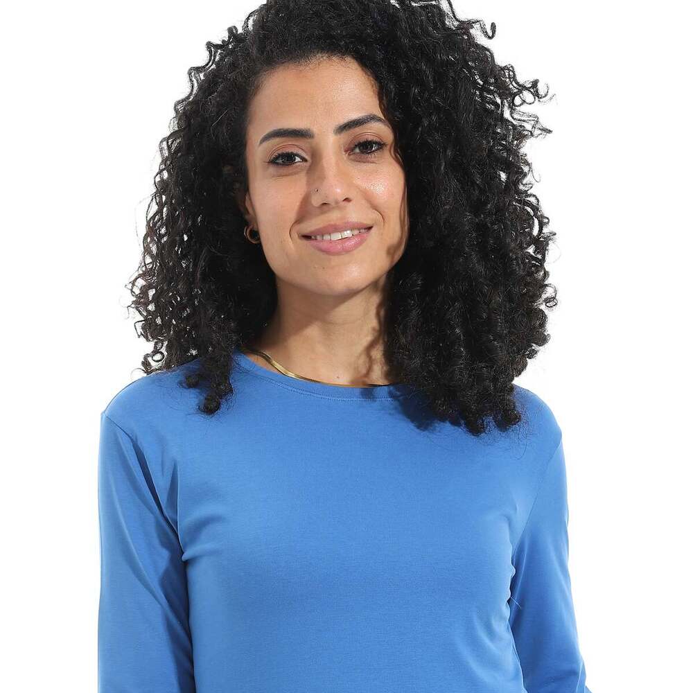Blouse Women's With Sleeves From Lycra Neck Device Colors
