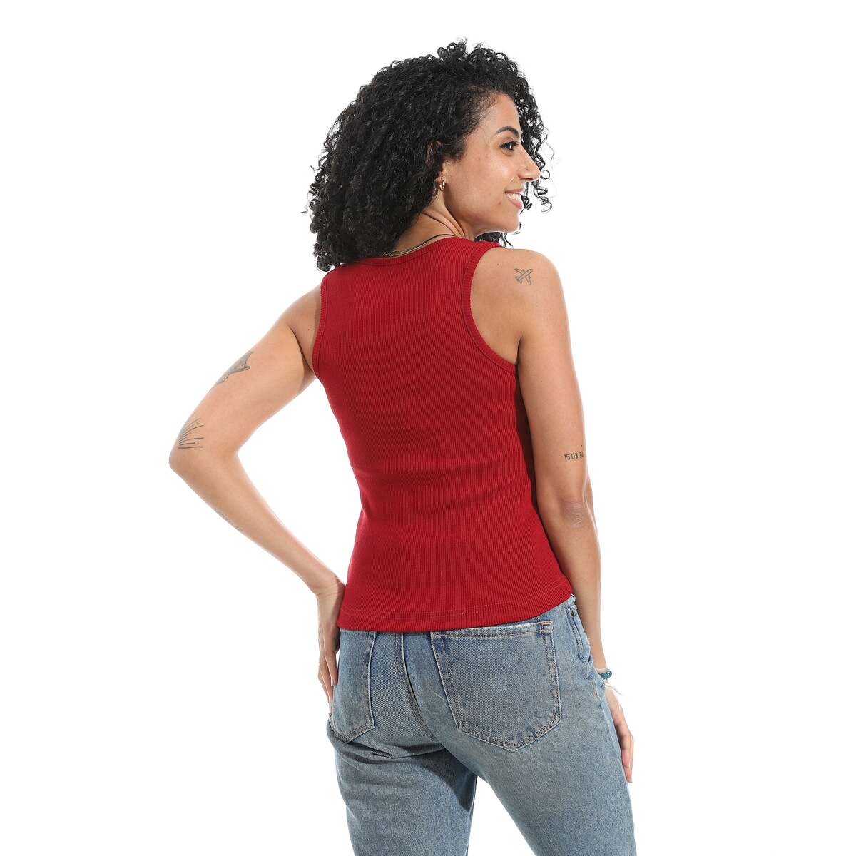Blouse Women's From Cotton Lycra Without