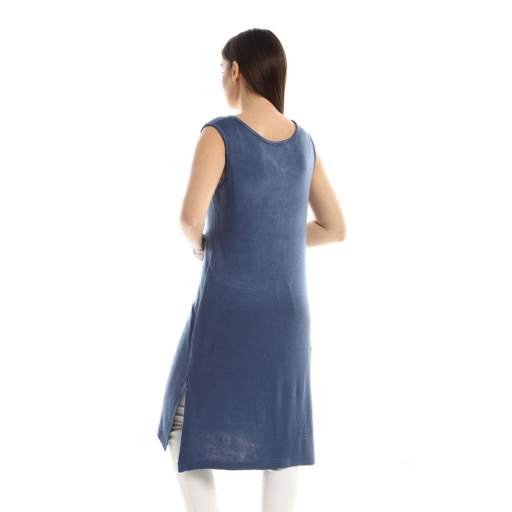 Dress Women's Without Sleeves With Openings Side