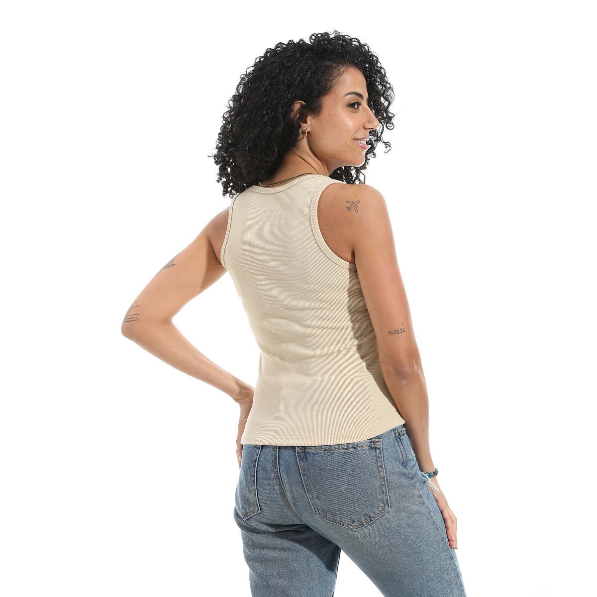 Blouse Women's From Cotton Lycra Without