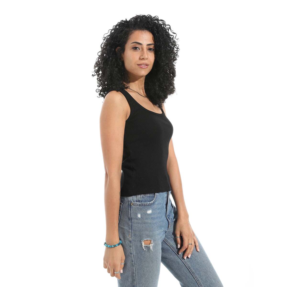 Blouse Women's From Cotton Lycra Without
