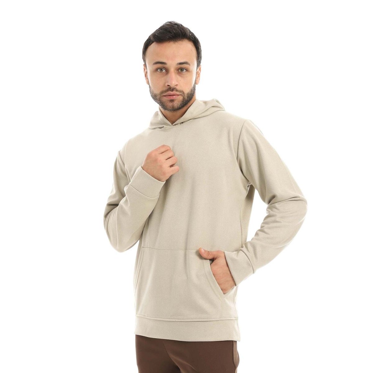 Sweatshirt Shirt Velvet With Cover Head For Men