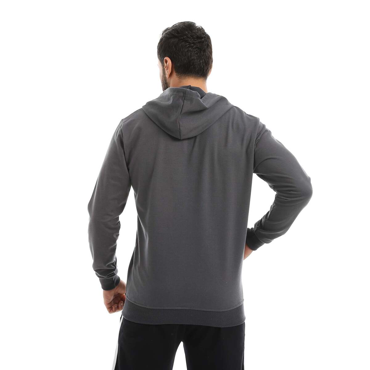 Sweatshirt Shirt Men's Zip Cover Head Fabric Cotton Comfortable