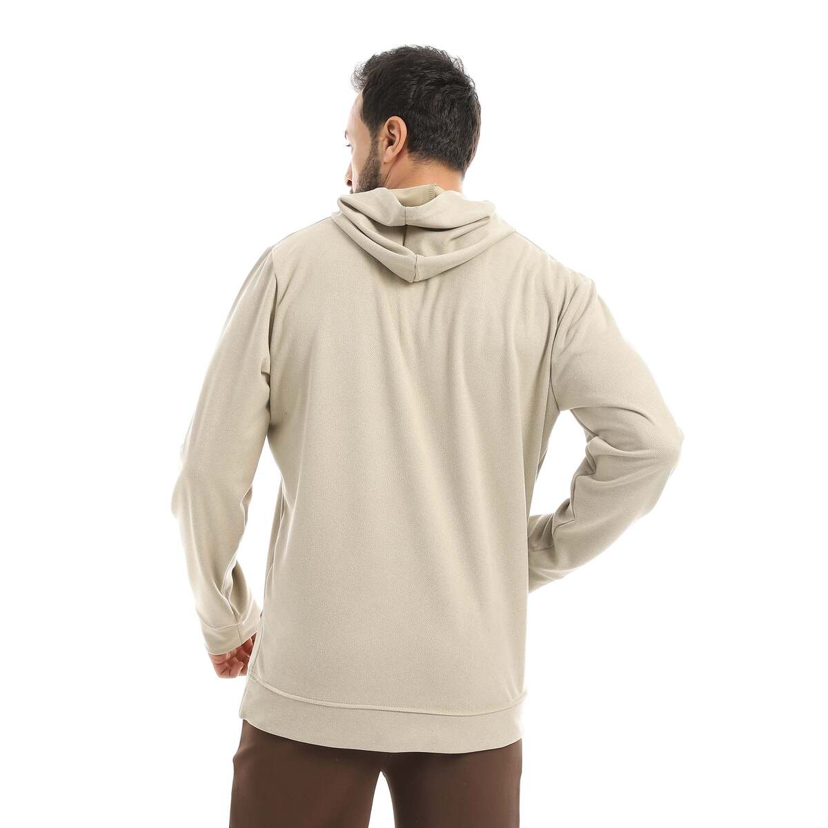 Sweatshirt Shirt Velvet With Cover Head For Men