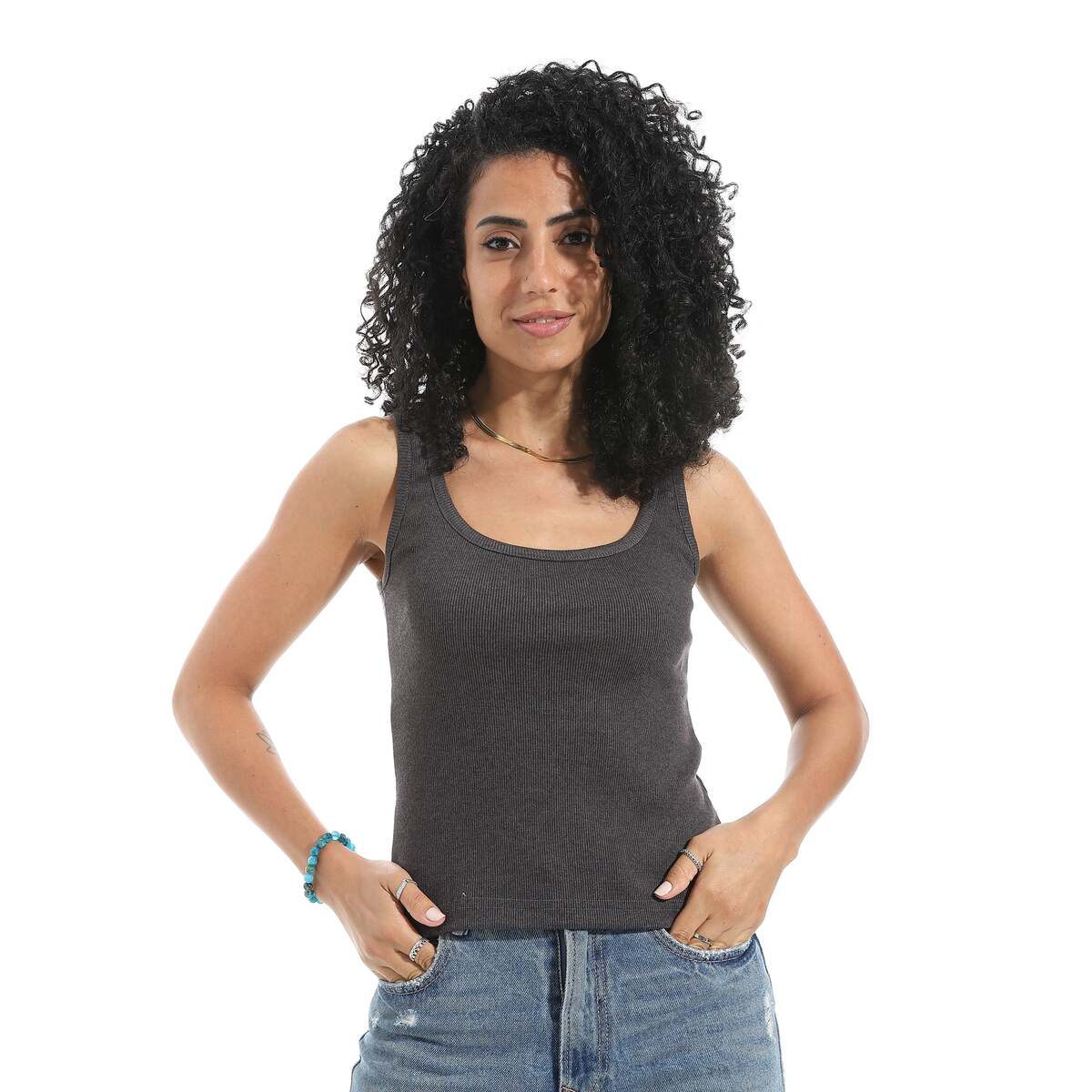 Blouse Women's From Cotton Lycra Without