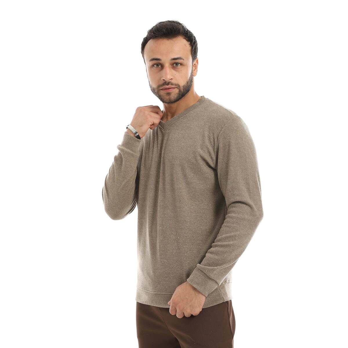Blazer Falafel Men's Neckline V Fabric Cotton Comfortable