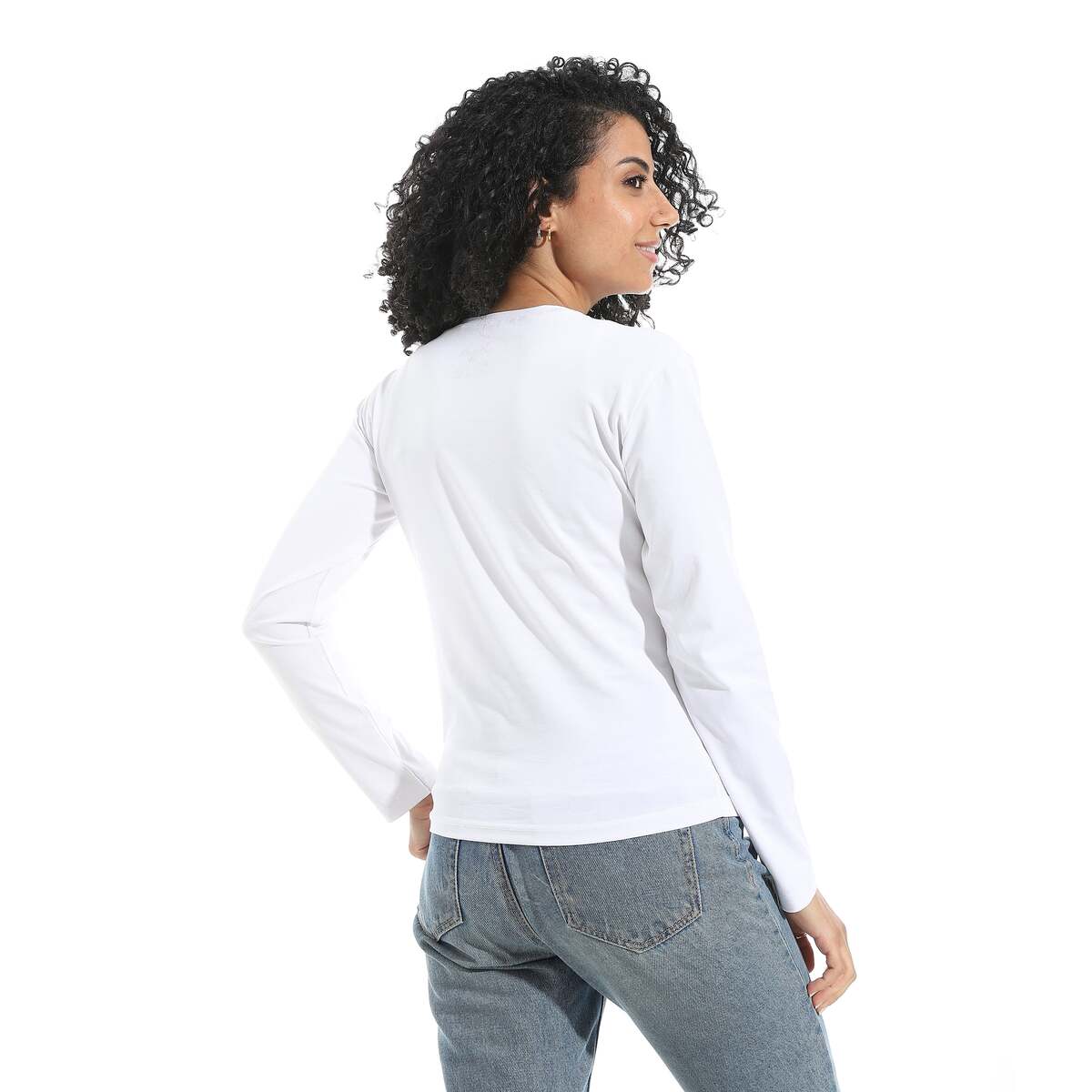 Blouse Women's With Sleeves From Lycra Neck Device Colors