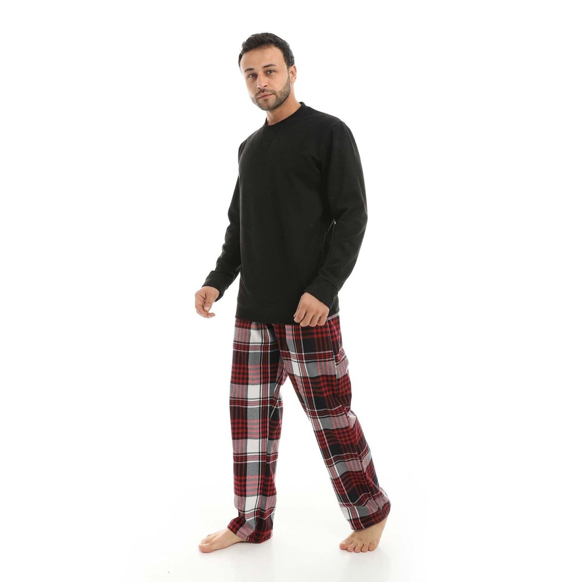 Pajamas Men's Neck Pants