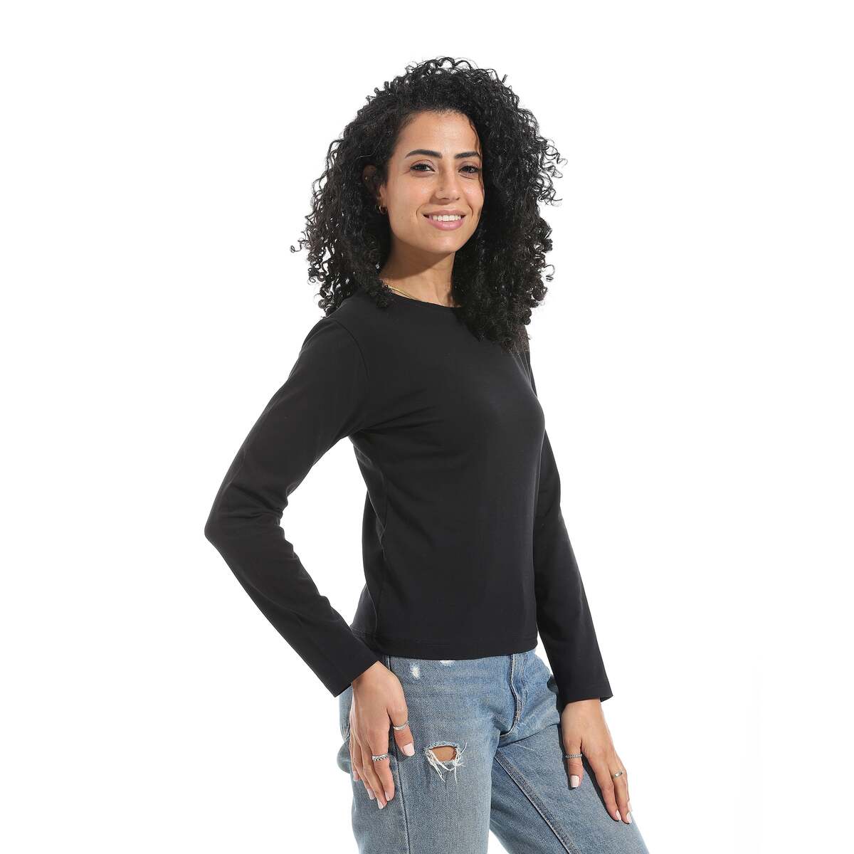 Blouse Women's With Sleeves From Lycra Neck Device Colors