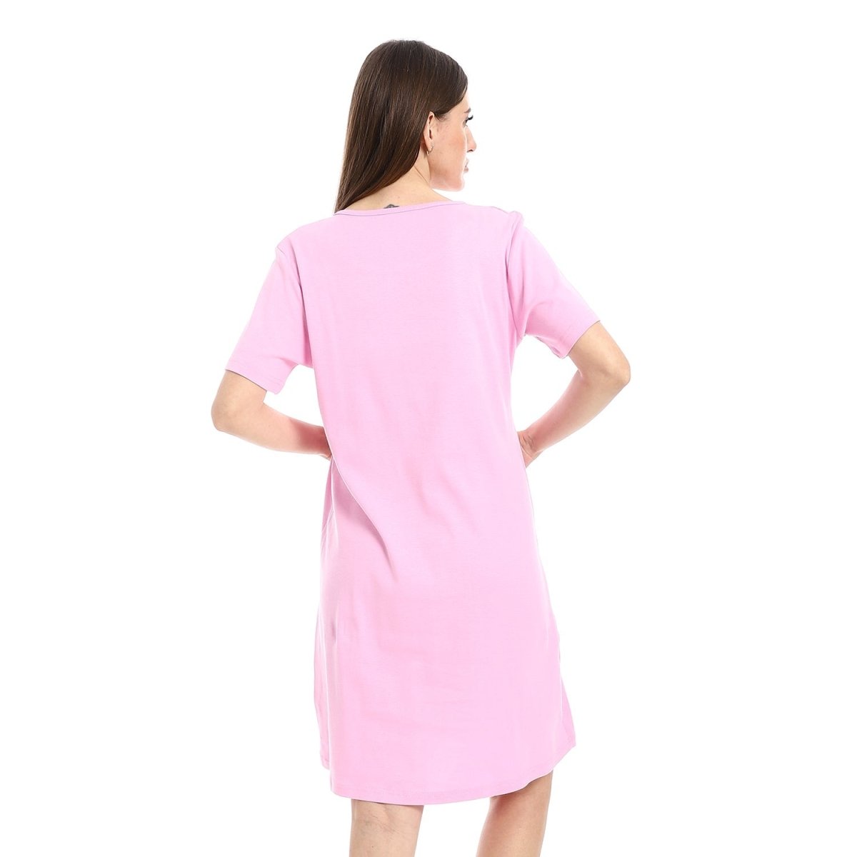 Shirt Sleep Women's Special With Sleeves Short 100 Cotton