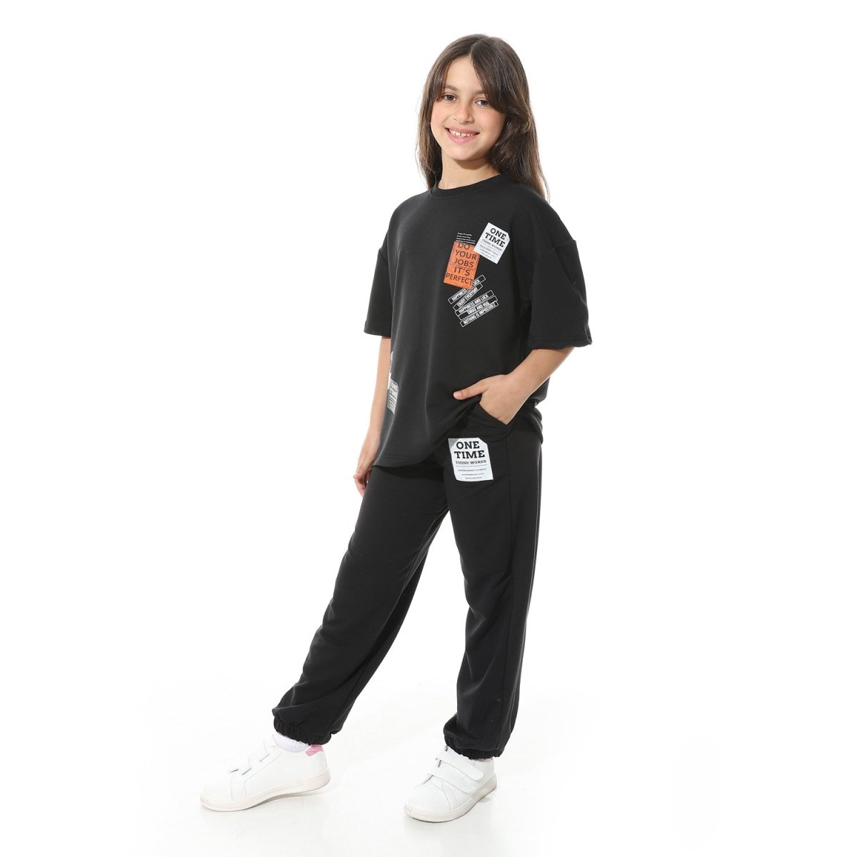 Set Pajamas Kids Summer Special Printed From Front Unisex