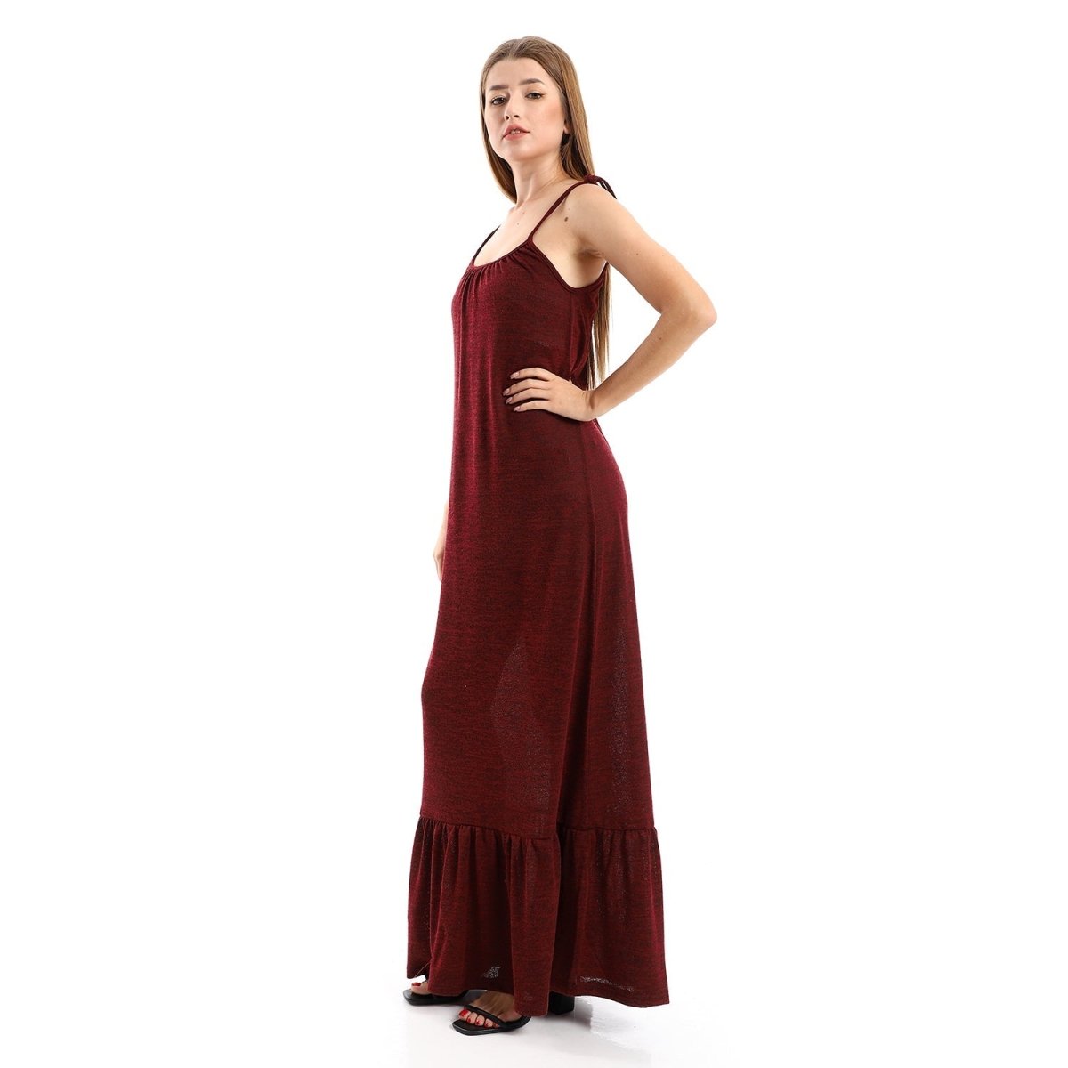 Dress Women's Casual Woven Collar Round Wide