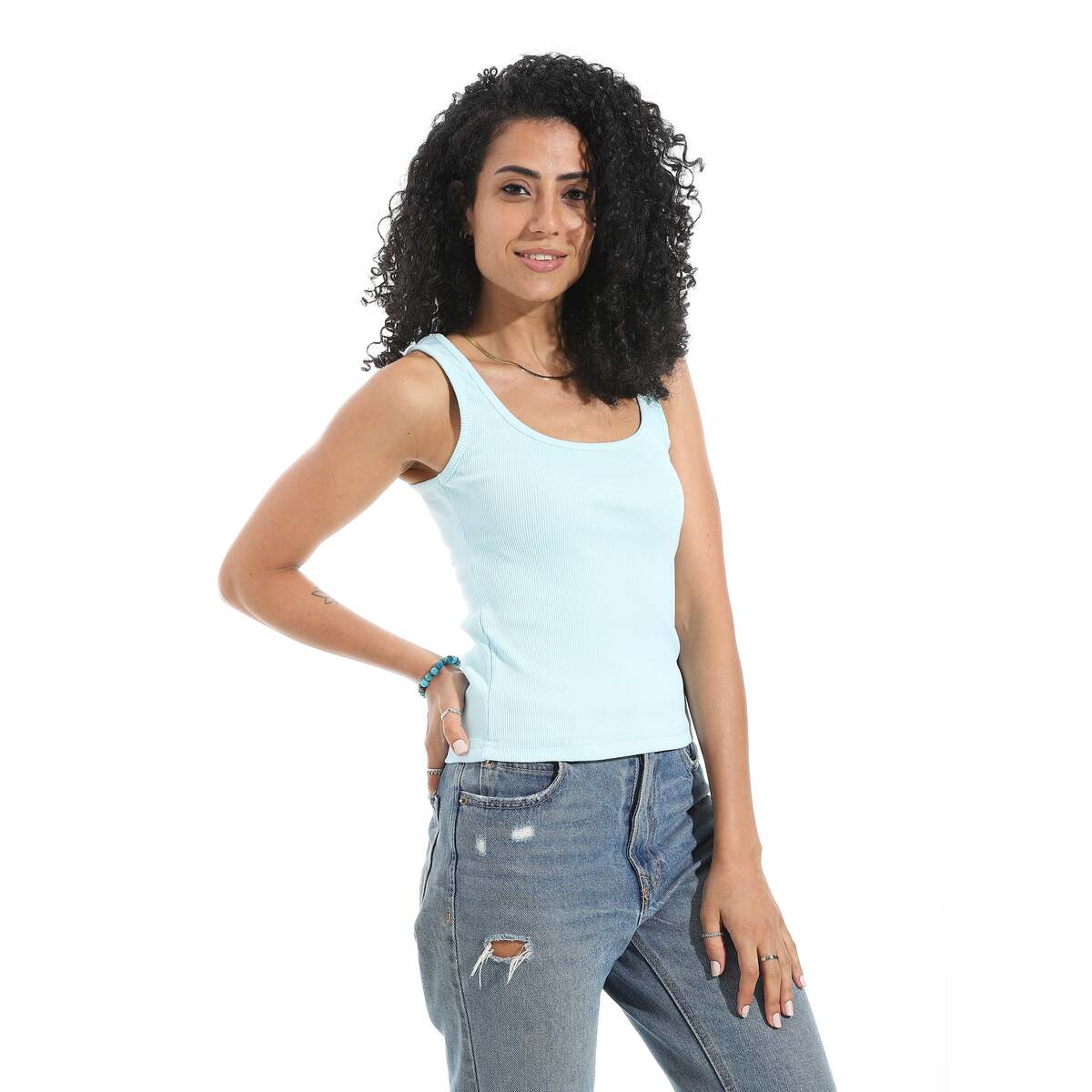 Blouse Women's From Cotton Lycra Without