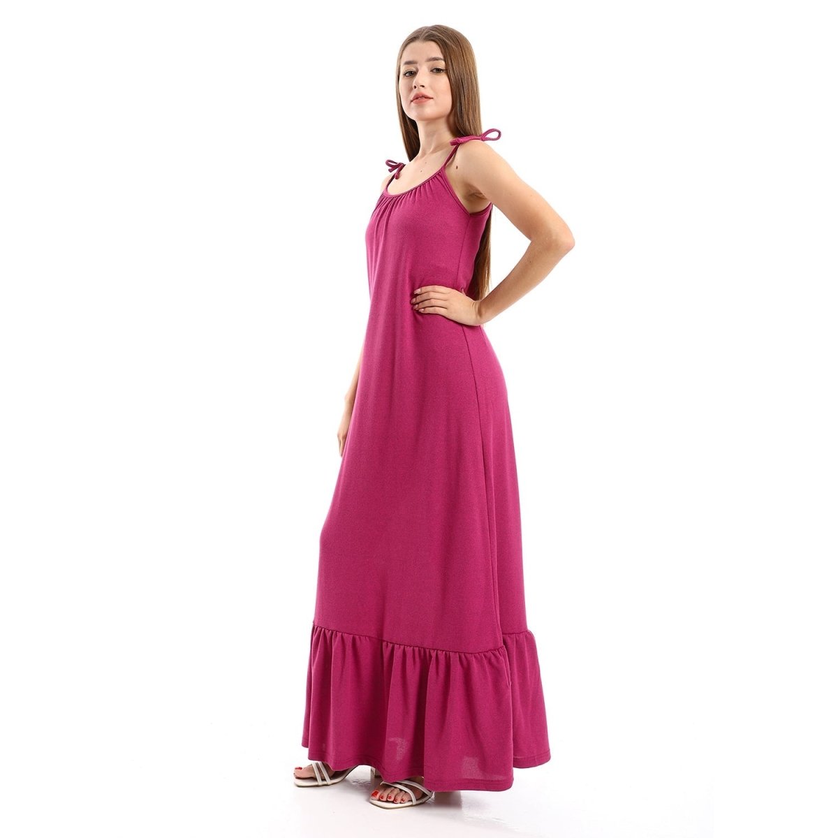 Dress Women's Casual Multi Layers With Sleeves Thin