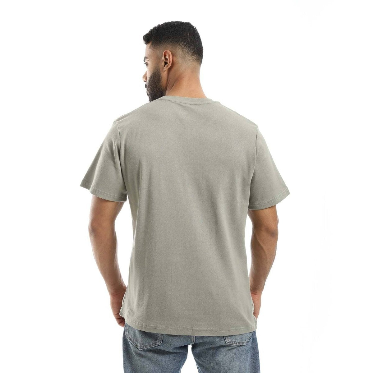 T-Shirt Men's Plain With Sleeves On V
