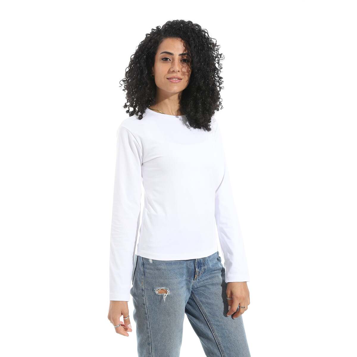 Blouse Women's With Sleeves From Lycra Neck Device Colors