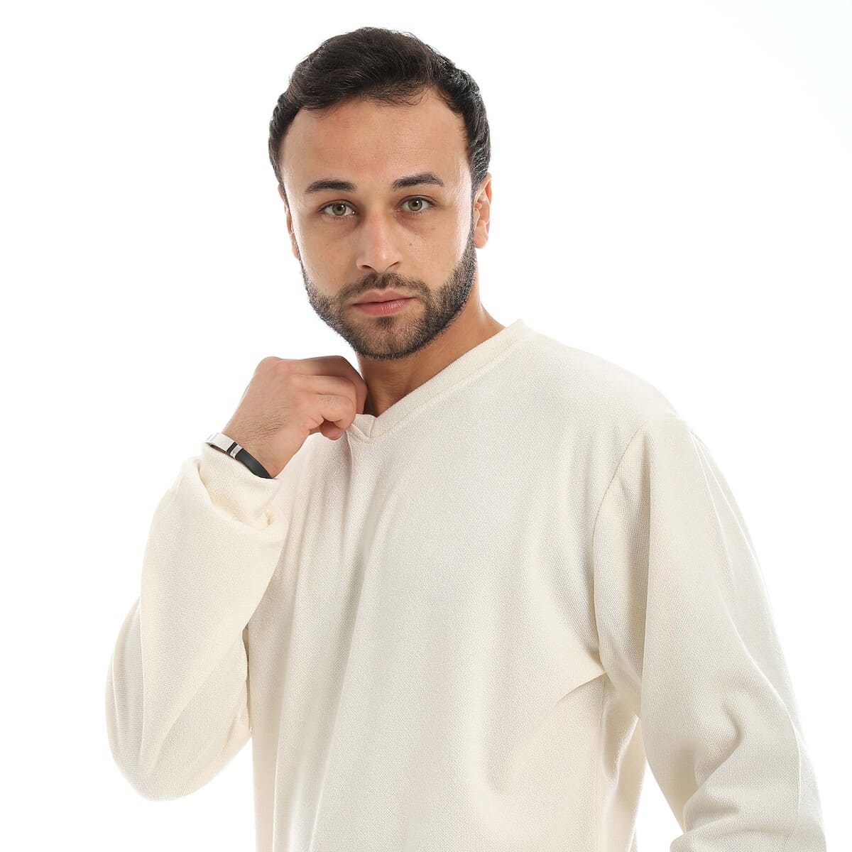 Blazer Falafel Men's Neckline V Fabric Cotton Comfortable