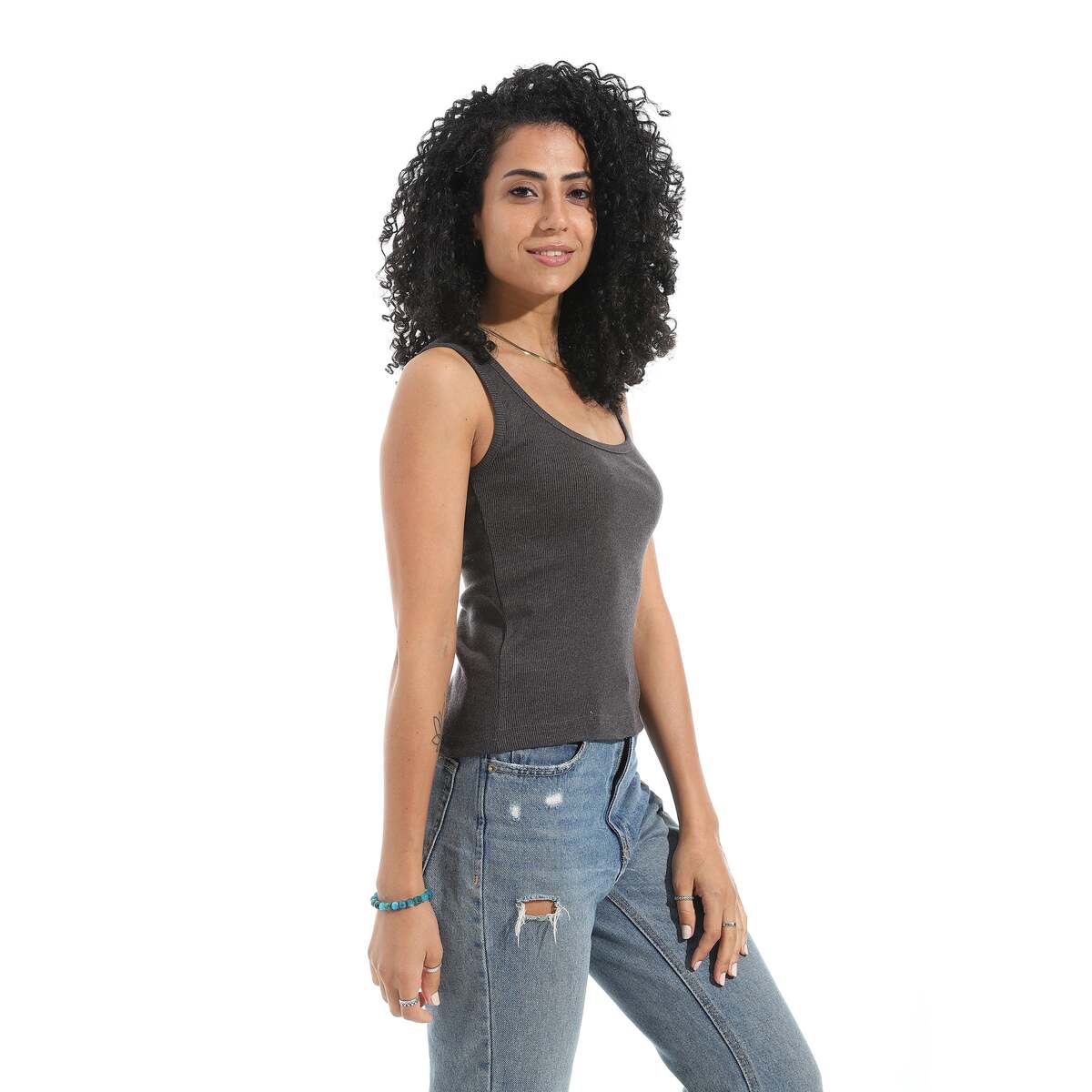 Blouse Women's From Cotton Lycra Without