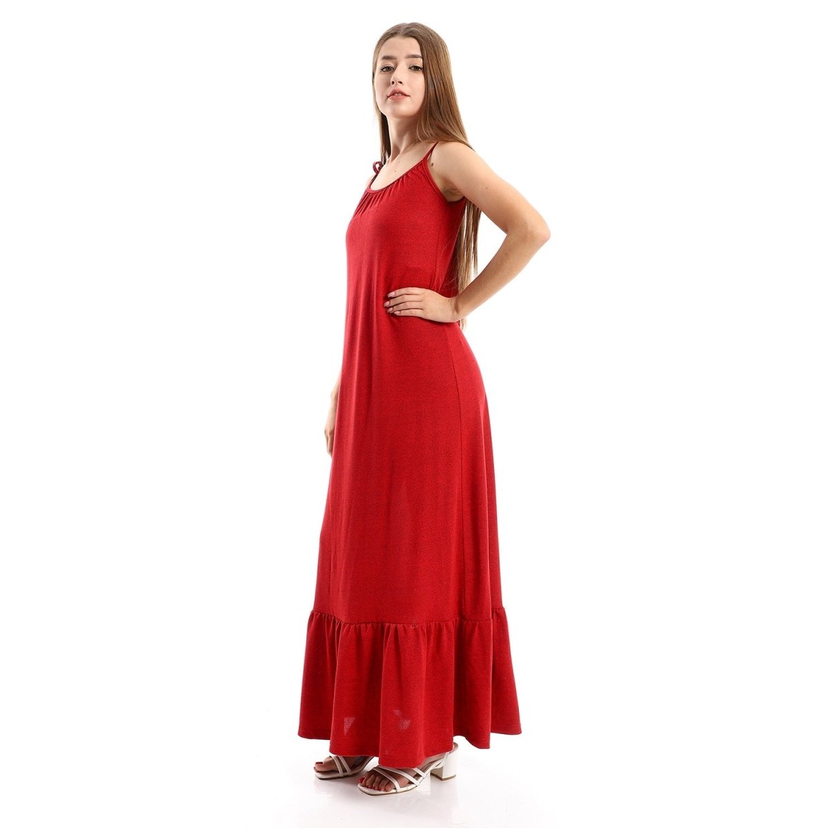 Dress Women's Casual Multi Layers With Sleeves Thin