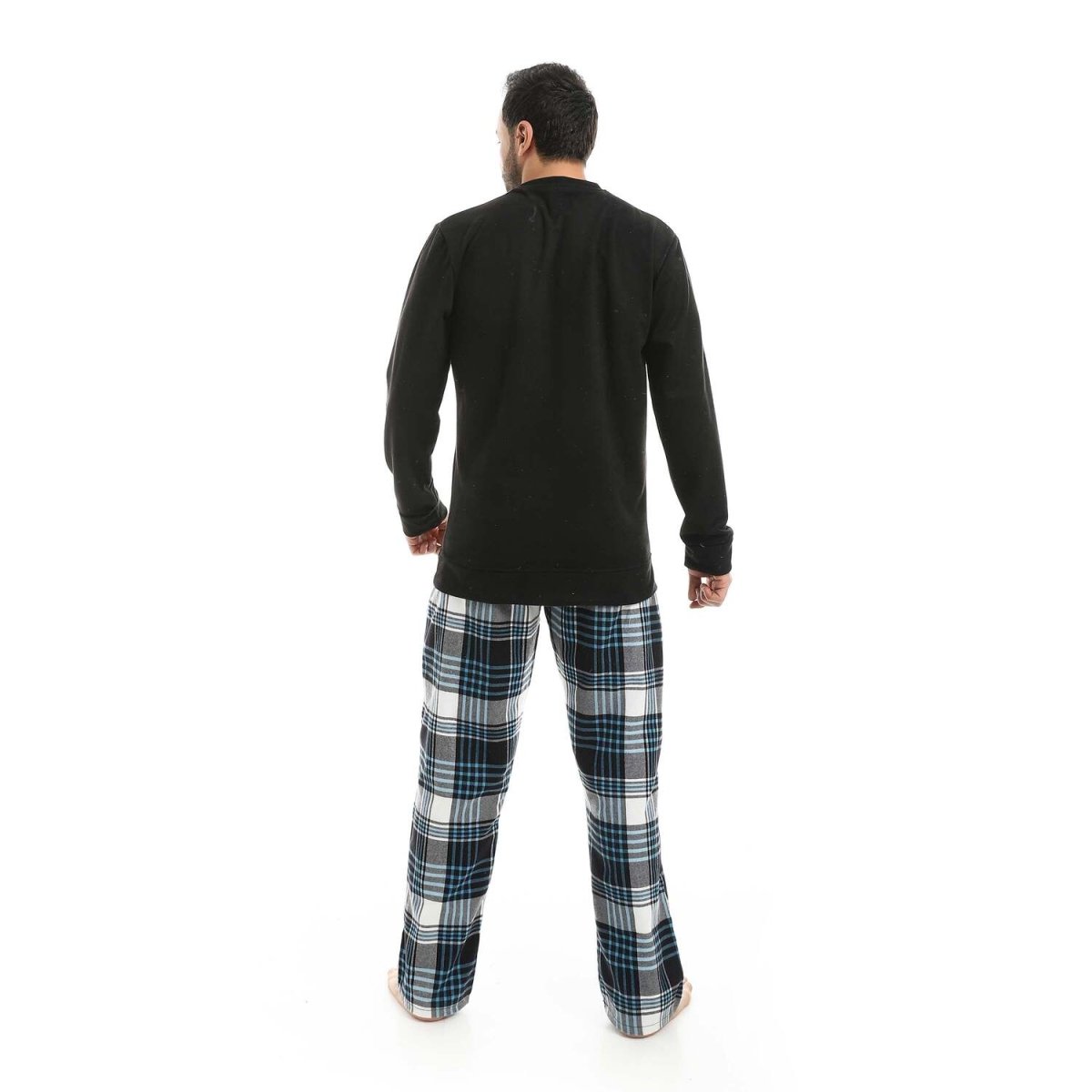 Pajamas Men's Neck Pants